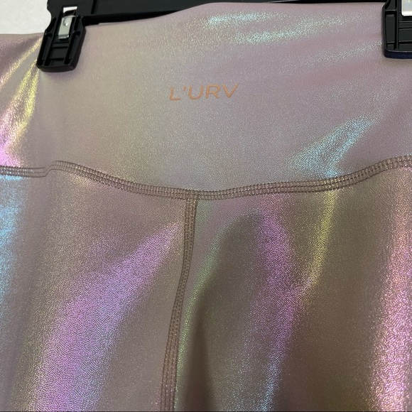L’ URV Tremulous 7/8 Iridescent Pearl Legging L NWOT - Picture 6 of 8